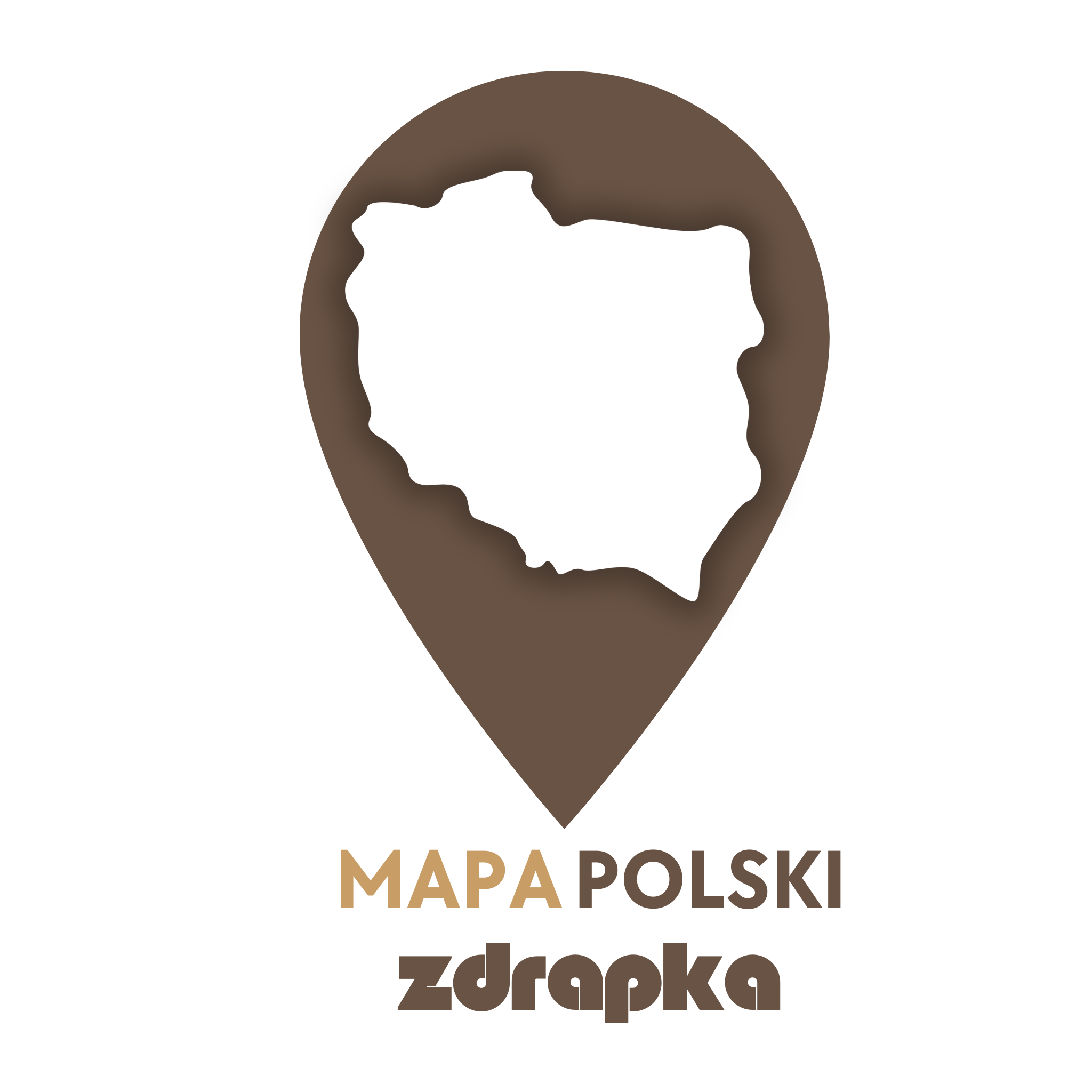 Mapa Polski Zdrapka